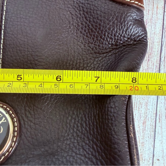 DOONEY & BOURKE Leather Black Brown Bag Purse - Picture 4 of 10